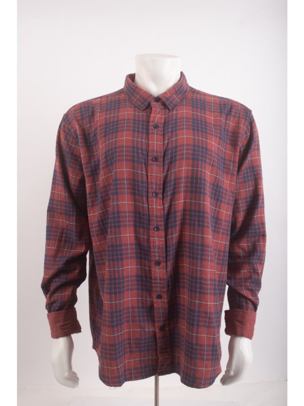 Southern Tide Mens Flannel Button Up Shirt Payton XXL Red Plaid reversible NWT
